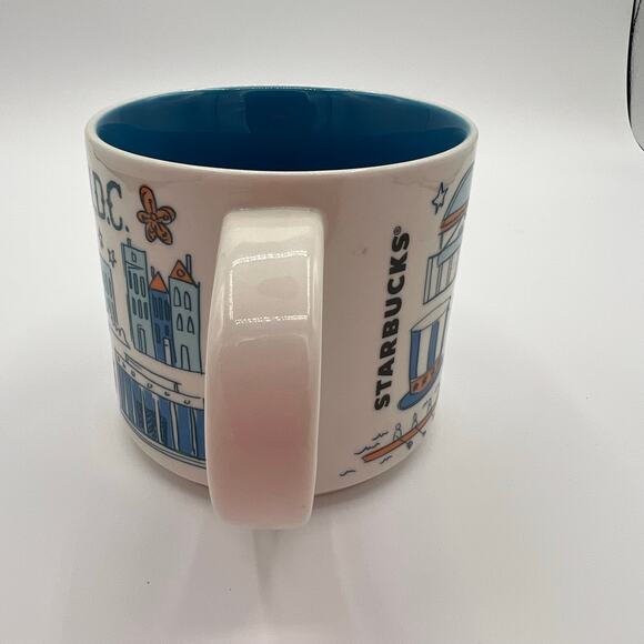 Starbucks 2017 Washington DC Been There Series Collection Cup Mug 14oz No Box - Picture 4 of 6